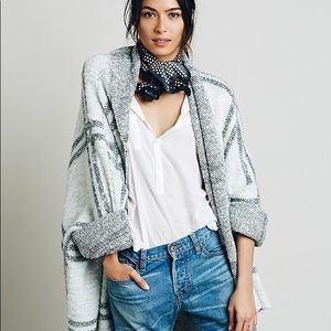 Free People Windowpane Sweater